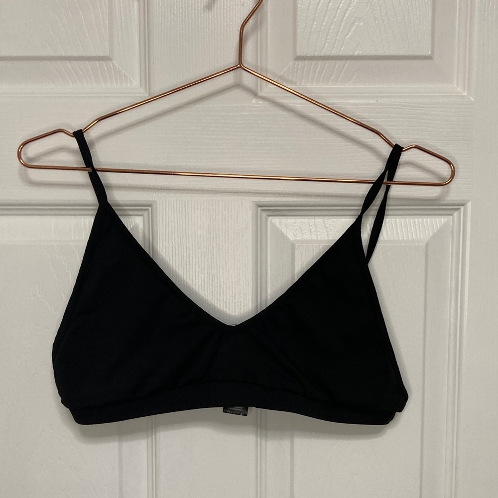 POL Black‎ Triangle Bralette NWOT